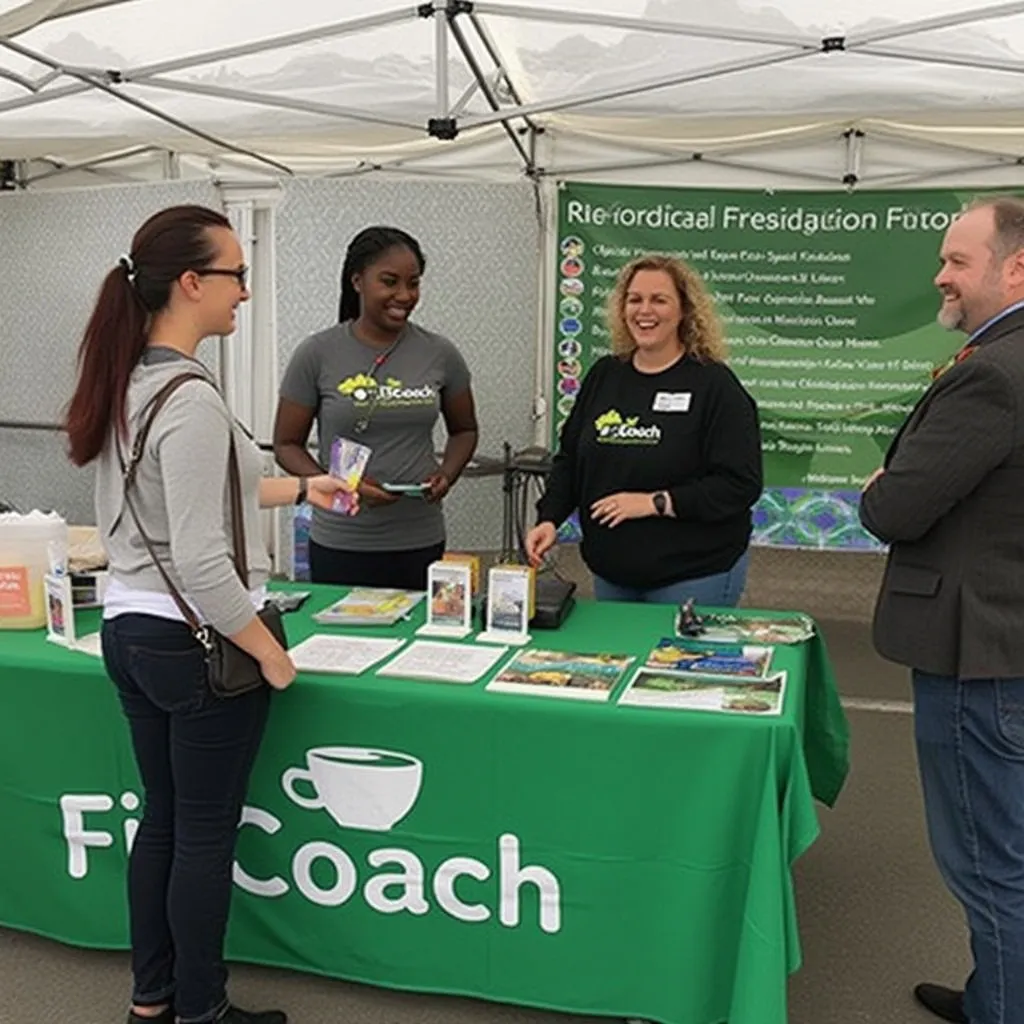 FinCoach at a community financial literacy event